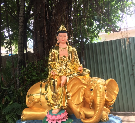 Văn Thù Phổ Hiền Bồ Tát - 80cm
